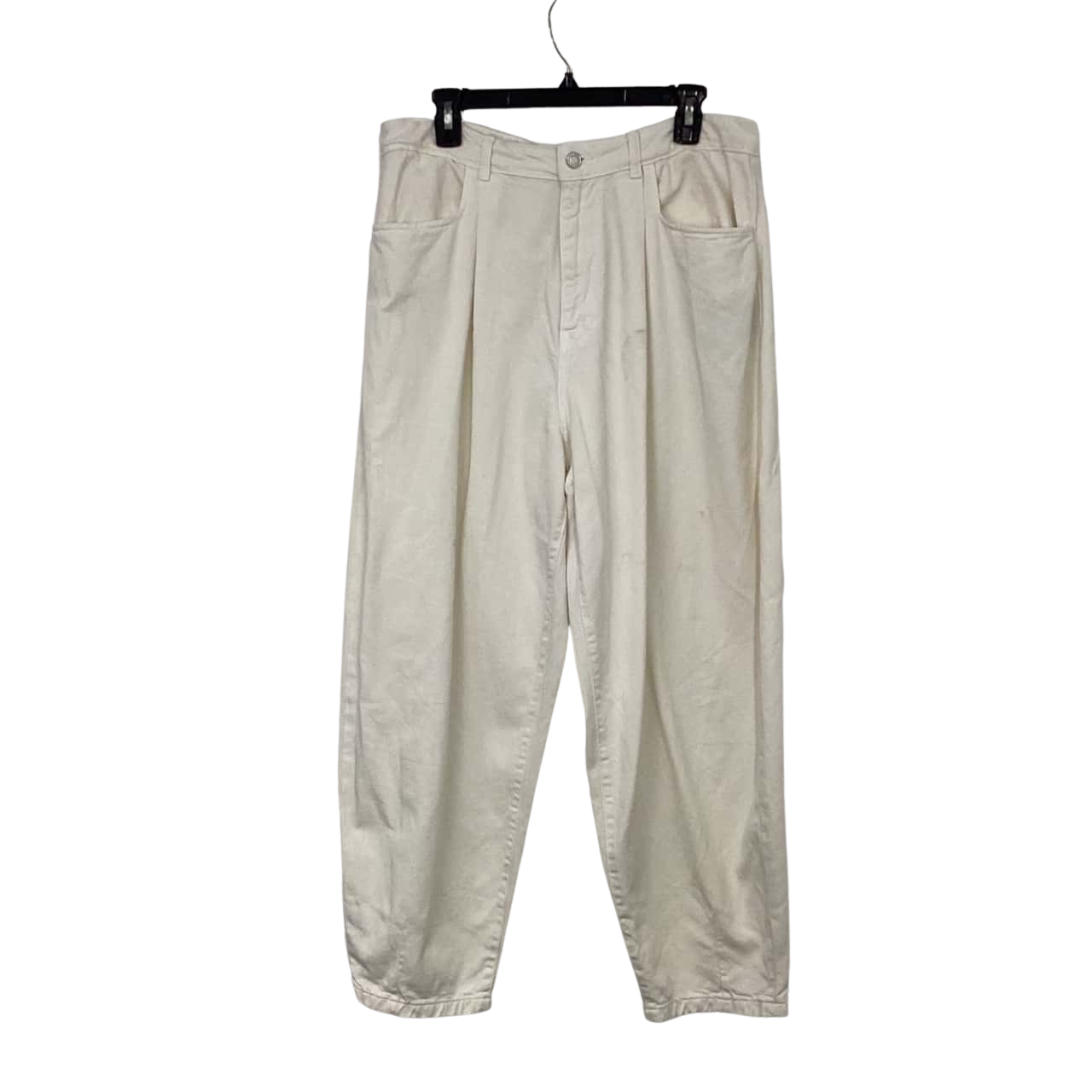 Zara Womens Size 44 Wide Leg Jeans White (s)