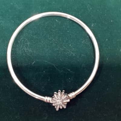 Pandora Women's Sterling Silver Bangle 