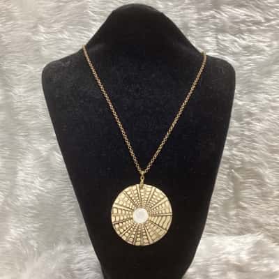  Womens Necklace Brown / Cream / Gold / Other 