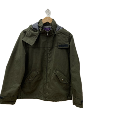 Michel René Men’s Coat  Size M Green / Khaki / Grey  