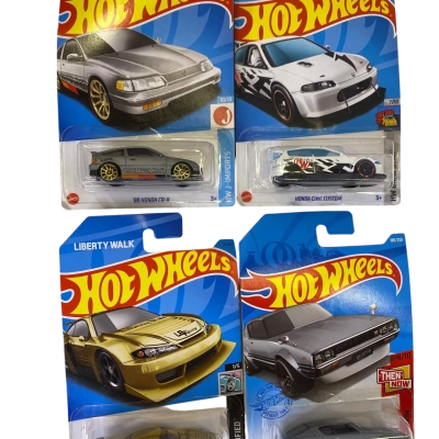 Hot Wheels - Set of 4