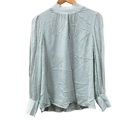 Marcs Seafoam Green Spot Pattern Blouse Size 10