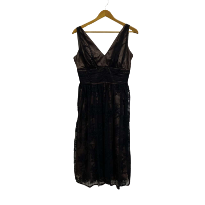 Liz Jordan Womens  Size 12 Black  evening / day formal dress