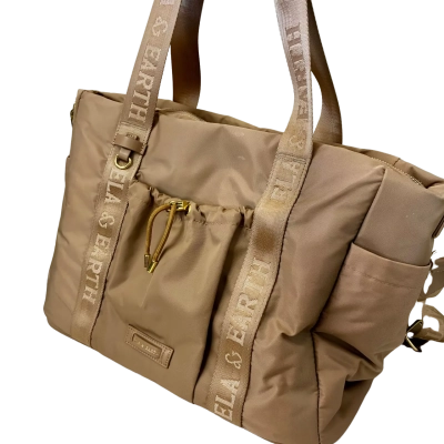 Ela & Earth Women’s Tote Bag Biscuit Tan