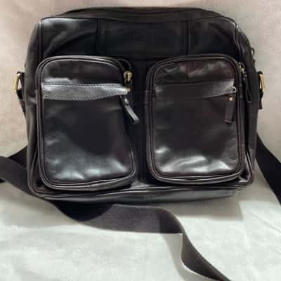 Aviator Unisex Brown Multi-pocket Uni/ School/ Office /Work Laptop Bag