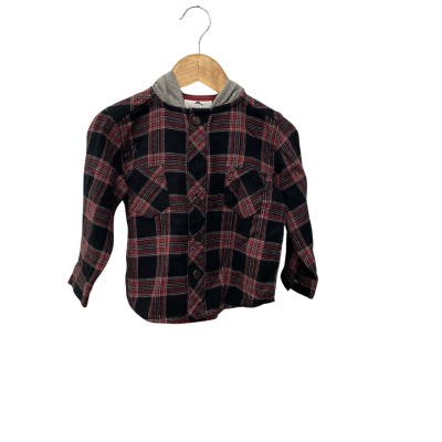 Tommy Bahama Kids  Size 0 Black  / Checked / shirt Red / White 