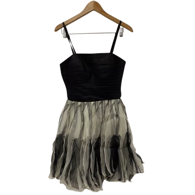 Lounge Womens  Size 10 Party Dress Black  / Green 