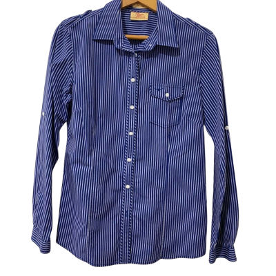 R.M. Williams Pin Stripped Shirt.  Size 10.