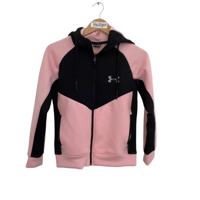Under Armour Womens  Size S Hooded Jacket / Performance Jacket Black  / Pink  