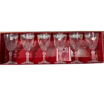 RCR Vintage Crystal Wine Glasses 