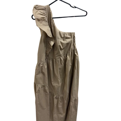 The Fated Womens light tan Esther tier dress  Size 8 