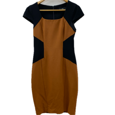 Cue  Womens  Dress Size 10 Black  / Brown 
