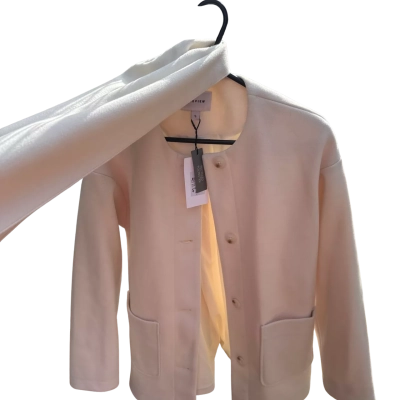 Preview Size S Coat Scarf Beige Set