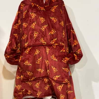 Unisex OOdie Red Pizza Themed Free Size 