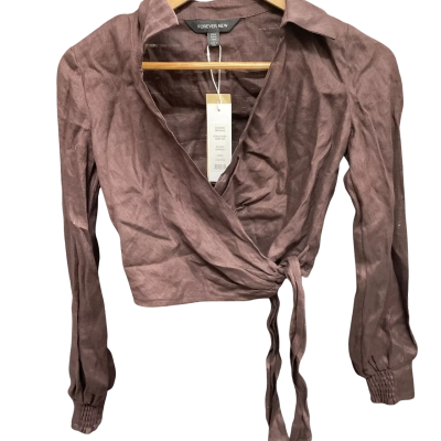 Forever New Womens  Size 4 Brown Top BNWT