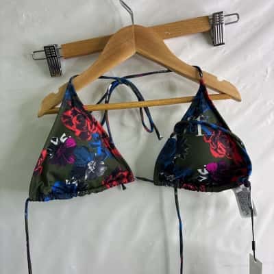 Calvin Klein Swimwear Womens Size S 2 Piece Bikini Set Floral BNWT