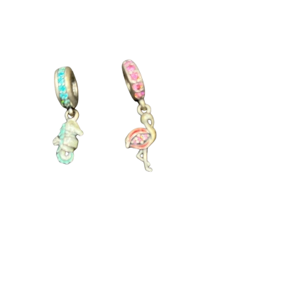 Pandora Womens Blue / Pink  / charms 