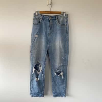 Abrand Jeans Blue Slim Fit Jeans  Size 10 