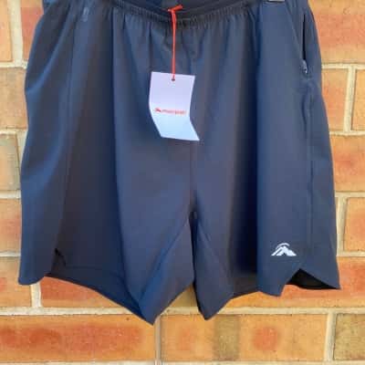 Macpac Mens Exercise Shorts Size L Navy Blue 