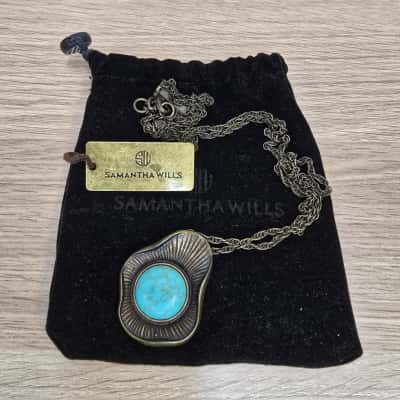 Samantha Wills Handmade Turquoise Statement Necklace