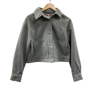 Elm Lifestyle Womens  Size S Cropped Jacket Grey 