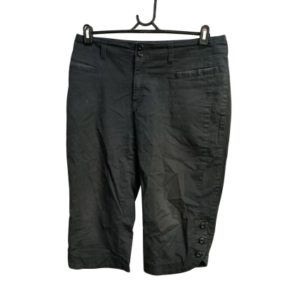 Kathmandu Womens  Size 12 3/4 Length Cargo Pants Black  