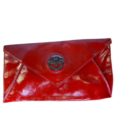Mimco Womens Envelope Clutch Red 