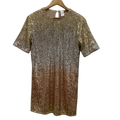 Target Youth Girls Size 16 Short Sleeve Sequin Dress