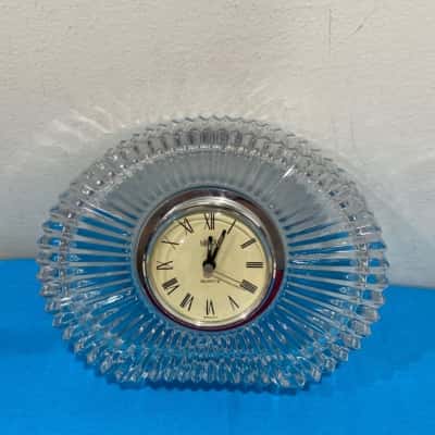 SALE Mikasa Glass Clock- in original box 