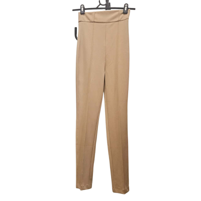 Zachary - Womens - Size S - Ankle Length Pants - Beige / Brown 