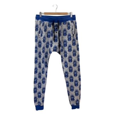 Peter Alexander Mens Blue Star Wars The Mandalorian Jogger PJ Pants