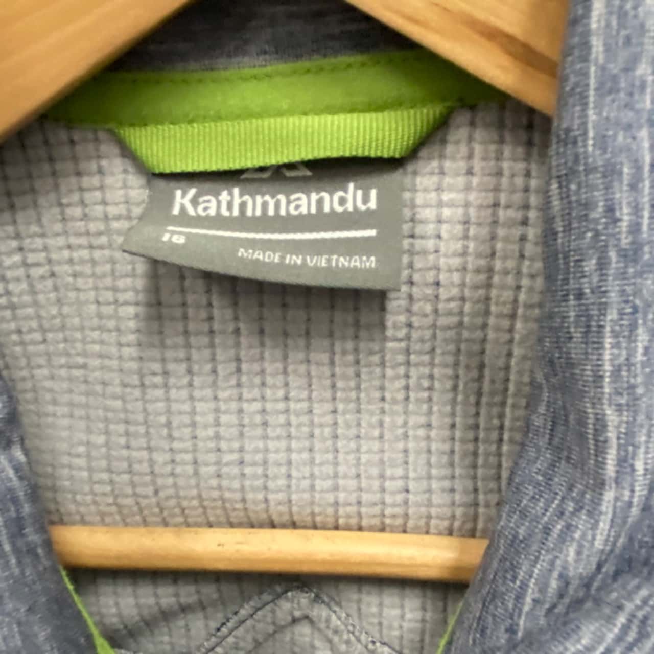 Popular Kathmandu jacket Size 16 Front Zipper Blue (s)