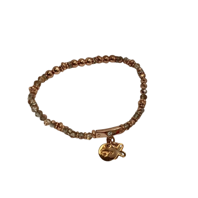 Mimco Womens Beaded Bracelet Gold / Rose Gold 