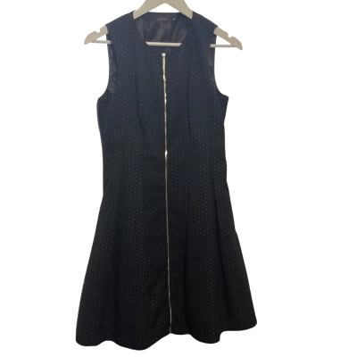Portmans Womens  Size 10 Casual Dress Black  / Pattern 