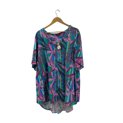 Autograph Womens  Size 30 Short Sleeve Top Blue / Camouflage / Coral / Floral / Green / Grey / Maroon / Multicoloured / Olive / Pattern / Peach / Pearl / Pink  / Purple / Red / Teal 