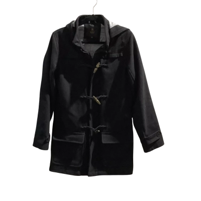 Lost Monarchy XS Black Womens Winter Duffle Coat