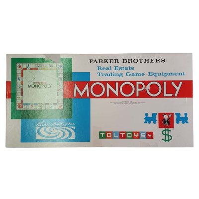 Vintage 1960's TOLTOYS Parker Brosthers Monopoly Board Game
