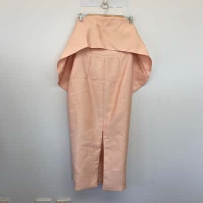 Mossman Orange The Ethereal Midi Dress Size 12 
