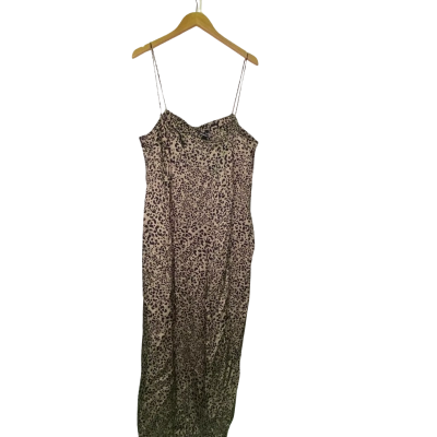 Country Road Womens  Size 16 Shoestring Strap Dress Animal print 