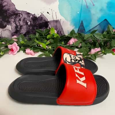 Size 9 KFC Nike slip on thongs