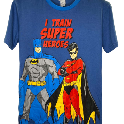 Batman / DC Mens T-shirt Size S Blue 