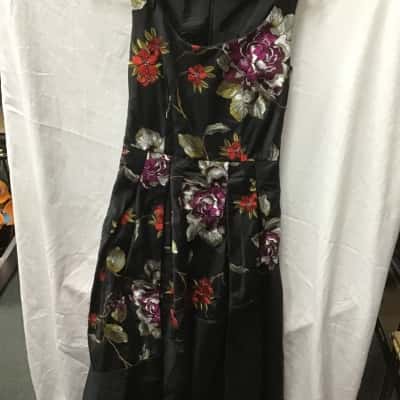 Moss and Spy Womens  Size 8 Cocktail Dress Black  