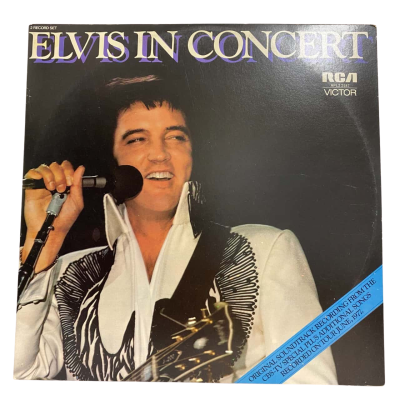 Elvis Presley 2 Vinyls- Elvis in Concert & Moody Blues