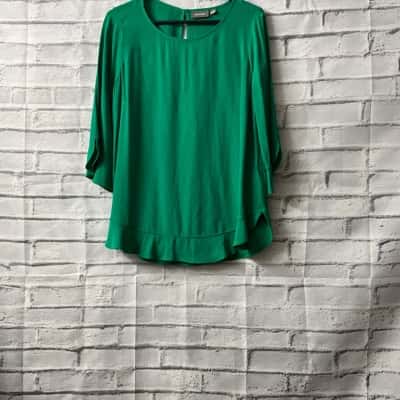 Sussan Womens  Size 10 Blouse Green 