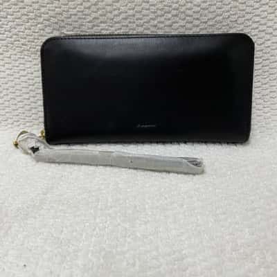 Fossil Emma LG Zip Clutch Womens Black  