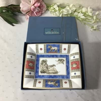 Wedgwood Lion & Stone Bone China Rectangular Tray (boxed)
