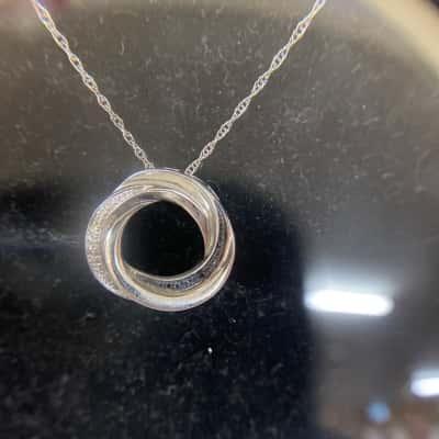 925 Both Pendant and Chain Necklace 