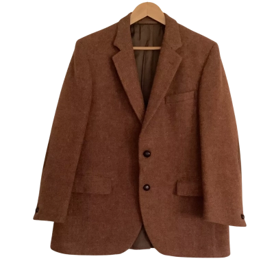 Fletcher Jones  Harris Tweed Wool Sports Coat   Size 102R