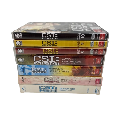CSI:Miami-Crime Scene Investigation DVD Series Bundle(7)