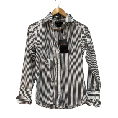 Ben Sherman Womens  Size XS  Button Up Top Striped 